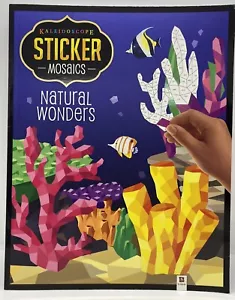Sticker Mosaics Wonders of the Natural World Sticker Paperback Book - Imagen 1 de 6