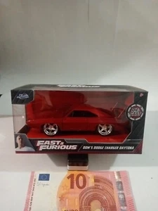 FAST E FURIOUS DOM S DODGE CHARGER DAYTONA 1:32 JADA PERFETTO CON BOX ORIGINALE - Foto 1 di 8