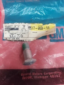 1969-1977 Corvette SEAT BELT SHOULDER OR RETRACTOR BOLT NOS GM 355344 "CP" HEAD - Picture 1 of 3