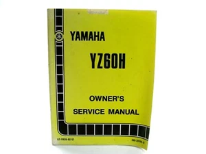 1981 81 Yamaha YZ60 YZ60H YZ 60H Owners Service Manual Book OEM LIT-11626-02-57 - Picture 1 of 10