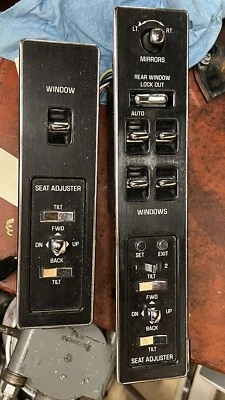 93-96 Cadillac Fleetwood Front Driver Left LH RH Master Door Window Seat Switch - Image 1 of 4