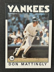 1986 Topps Baseball Don Mattingly #180- New York Yankees- NM/NM-MT - Picture 1 of 2