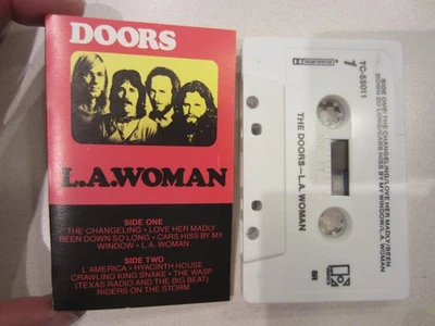 THE DOORS album US Elektra cassette L.A. WOMAN album play tested TAPE Exc. - Image 1 of 4