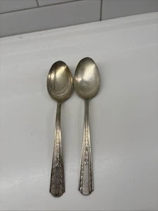 International Silver Hollywood Set of 2 Tablespoons Silverplate Flatware - Picture 1 of 5