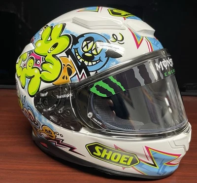 Shoei RF-1400 Mural Motorcycle Helmet w / Transitions & Sena Size Large - Image 1 of 4