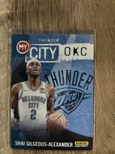 2023-24 Panini Instant My City Shai Gilgeous-Alexander #MY-28 OKC Thunder SP/543 - Picture 1 of 2