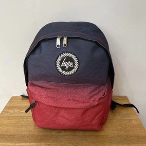 Hype men's red navy backpack/ rucksack - Picture 1 of 10