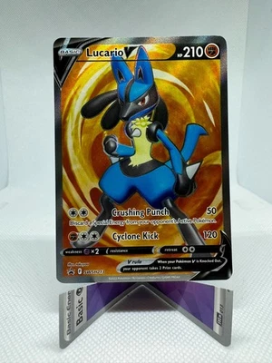Lucario V SWSH213 SWSH: Sword & Shield Promo Cards Holo - Image 1 of 2