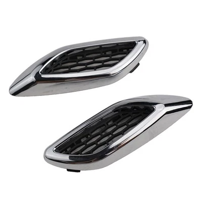 For Maserati For Levante Front Air Outlet Grille Trim Molding x2 Chrome - Image 1 of 4