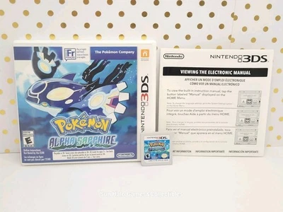 Pokemon Alpha Sapphire (Nintendo 3DS, 20l4) CIB, Complete - TESTED  - Image 1 of 4