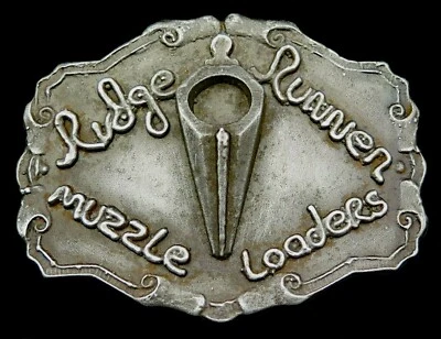 Ridge Runner Muzzleloaders Pistola Armas de Fuego Hebilla de Cinturón De Colección Foto 1 de 3