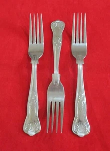 3 Arthur Price International Stainless Steel Kings Pattern Table Fork 20.5cm - Picture 1 of 8