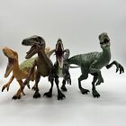 Hasbro Jurassic World Velociraptor Lot Of 4 Dinosaur Raptor Figure Loose Toy