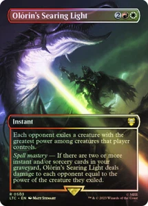 MTG FOIL Olorin's Searing Light Borderless - El Señor de los Anillos Comandante - Imagen 1 de 1