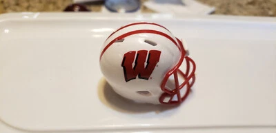 WISCONSIN BADGERS BIG 10 SPEED #745 POCKET PRO HELMET RIDDELL - Image 1 of 4