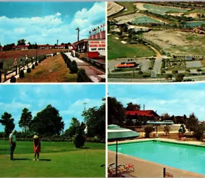 Vintage 1960s Morton Motor Ranch Absecon NJ Unposted MultiView Panorama Postcard - Picture 1 of 3
