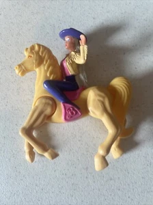 Vintage McDonald's Toy 1994 Barbie Doll Cowgirl Wild West Horse Rider - Picture 1 of 2