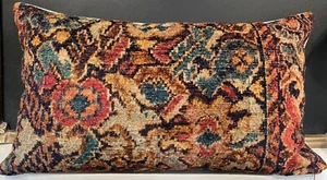 Ralph Lauren Main Lodge Rug Jewel Italian Velvet Custom Pillow Cover - Picture 1 of 17