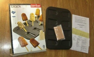 Zenker Black Teflon Cake on a Stick Mold Pan Made in Germany Lillian Vernon New - Imagen 1 de 6