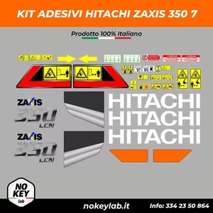Hitachi ZX Zaxis 350-7 decalcomanie stickers completi - Bild 1 von 2
