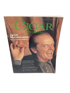 Vintage Cigar Aficionado Magazine Jack Nicholson On Cover Summer 1995 - Picture 1 of 10