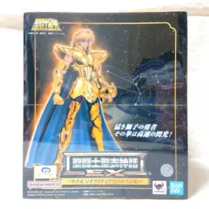 Figura dorada BANDAI Saint Seiya Cloth Myth EX Leo Aiolia (VERSIÓN RENACIMIENTO) Japón NUEVO - Imagen 1 de 10