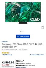Samsung - 65" Class S95 OLED 4K UHDSmart Tizen TV