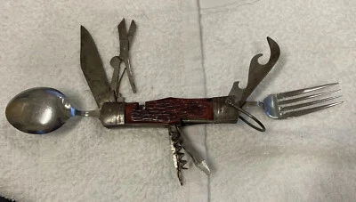 Vintage Camp Folding Multi-tool Knife - Image 1 of 4