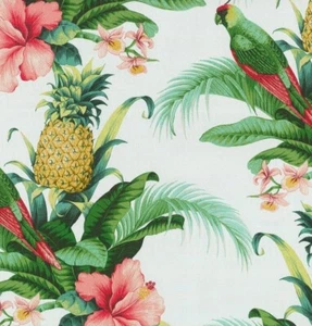 Tommy Bahama Polyester Floral Screen Print/ Upholstery Fabric Size 54” X 36”. - Picture 1 of 5