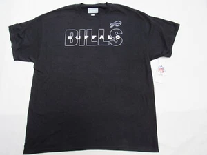 NWT Buffalo Bills Men's Black T-shirt Size XL Shirt NFL Team Fan 100% Cotton New - Picture 1 of 2