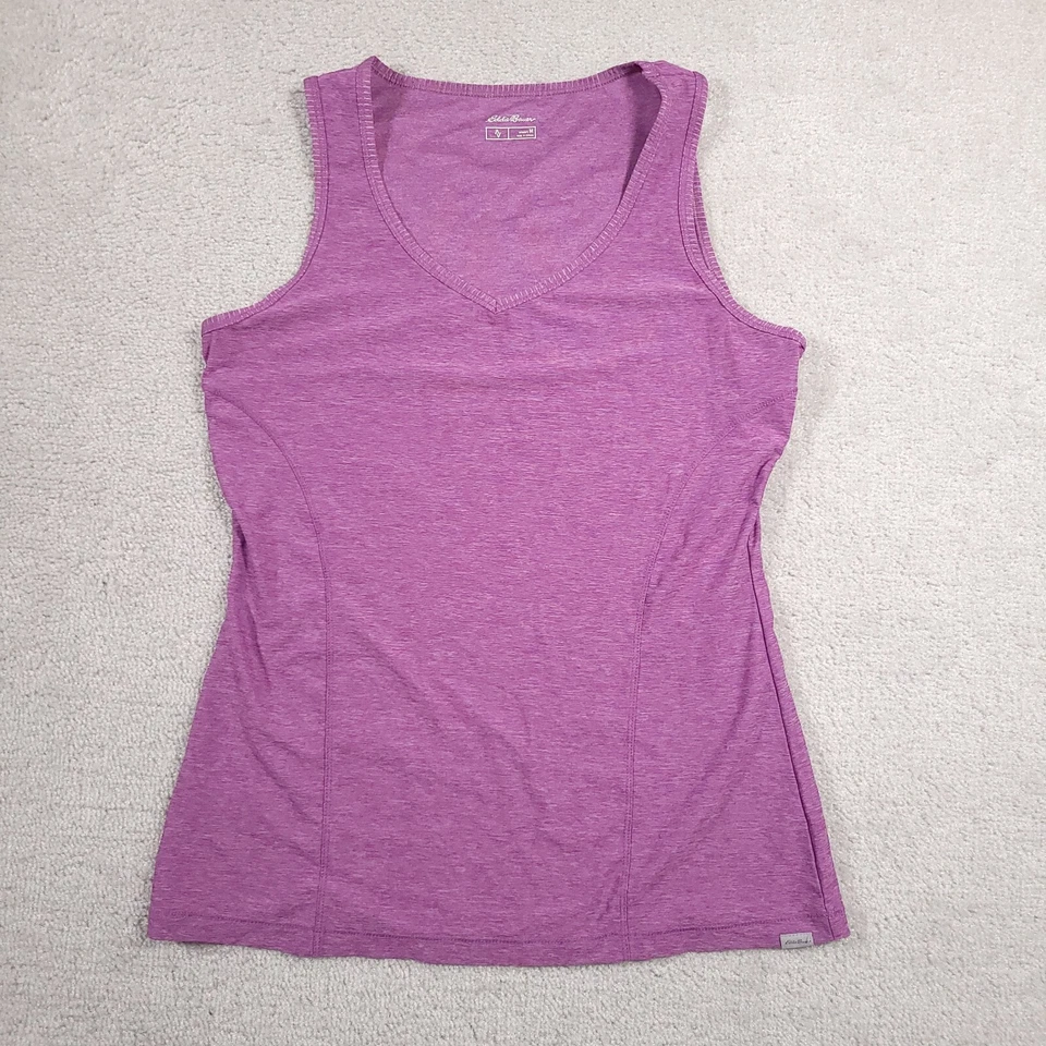 Eddie Bauer Shirt Women's Medium Purple V Neck Sleeveless Athletic Workout Tank - Изображение 1 из 4