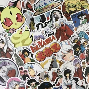50pc New Type B Inuyasha Notebook Laptop Anime Skateboard Decal Sticker Pack - Picture 1 of 9