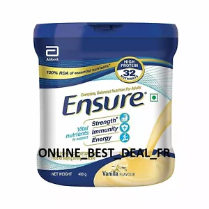 Ensure Balanced Adult Nutrition Health Drink - 400gm(Vanilla)Free shipping world - Bild 1 von 7