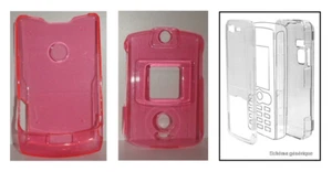 Coque Cristal ROSE Transparente Protection Rigide Pour Motorola V3 / V3i / V3c - Photo 1 sur 1