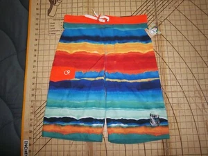 YOUTH SIZE 2XLARGE (18) OP MULTICOLORED SWIM/BOARD SHORTS - NWT - Picture 1 of 3