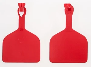 Etiqueta de identificación de lote de alimentación en blanco con etiqueta Z, rojo, paquete de 50 - Imagen 1 de 6