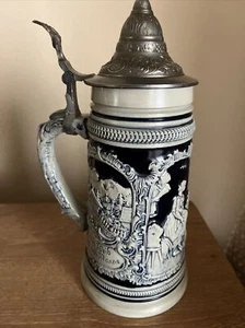 Vintage German-Made Beer Stein Original Mold 1894 - Picture 1 of 6