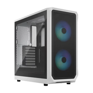 Fractal Design Focus 2 RGB White Tempered Glass Clear Tint ATX PC-Gehäuse - Bild 1 von 5