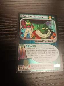 Score DBZ CCG What Was I thinking Foil Unlimited DMG - Picture 1 of 2