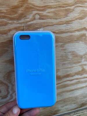 iPhone 6 Plus Silicone Case Blue - Image 1 of 2