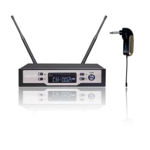 Wireless UHF Guitar Microphone Reciever Guitar Straight pug Angled plug Show - Picture 1 of 12