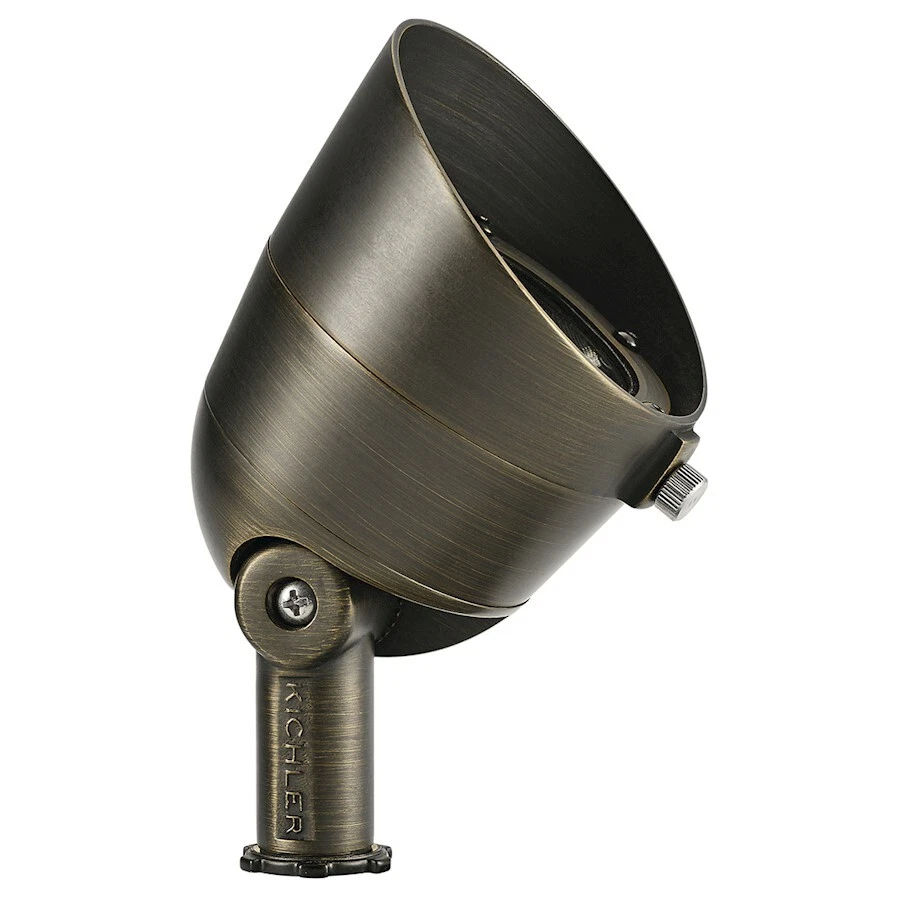 Kichler Landscape 3000K LED 500L 60° Wide Flood, Centennial Brass - 16158CBR30 - Image 1 of 1
