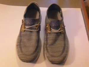 Hey Dude Sirocco grau Mix Slipper Schuhe Herren Größe 10 - Bild 1 von 4