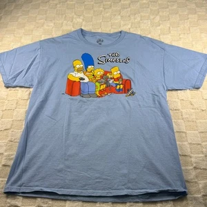 The Simpsons Large T-Shirt Light Blue - Picture 1 of 5