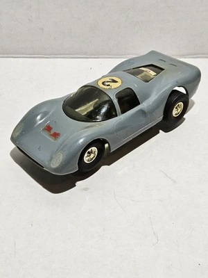Coche ranurado vintage Eldon 1962 P-3 Ferrari #1351-12 escala 1/32 usado sin probar Foto 1 de 4