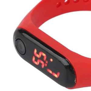 Mini Kids Electronic Watch Red LED Simple Students Sports Electronic Cub - Picture 1 of 32