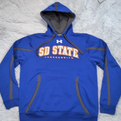 South Dakota State Jackrabbits Sweatshirt Mens S Blue Hoodie Athletic University - Image 1 of 4