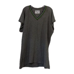 PitUSA Blouse Women's Standard Grey Casual Swim Cover Bohemian - Picture 1 of 6