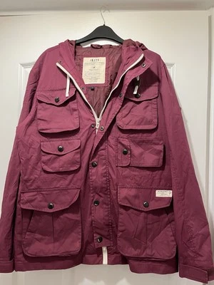Parka By Jack&Jones Corp Of Denmark  Red wine Color Size L Pre-loved - Image 1 of 4