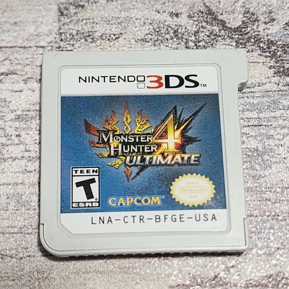 Monster Hunter 4 Ultimate (Nintendo 3DS, 2015) Cartridge Only, Tested And Works - Image 1 of 4